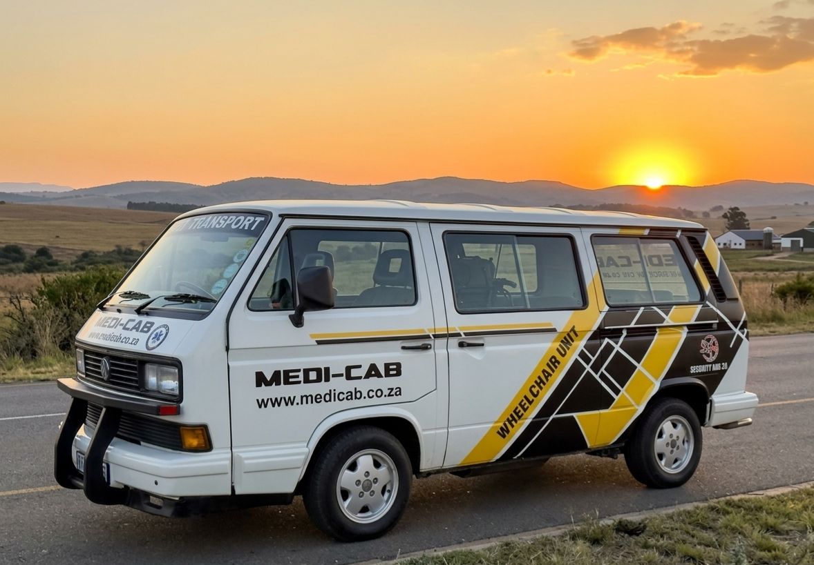 Patient transport, branded end to end — Vehicles by Paulet Print